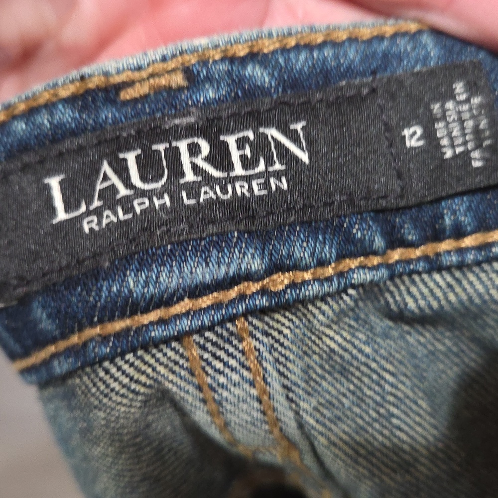 Ralph Lauren Blue Denim Jeans with Brown Label - Picture 7 of 7
